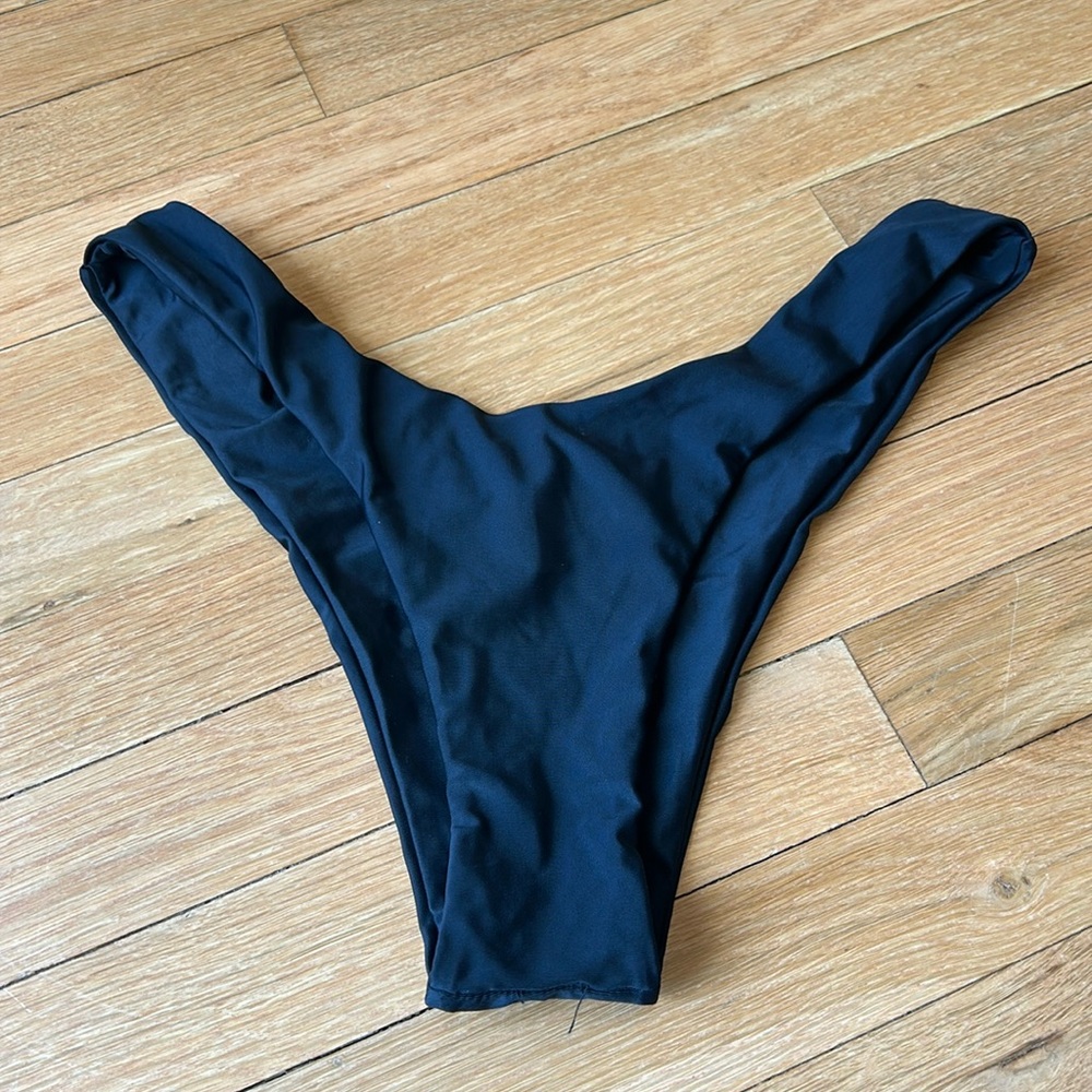 High Waist Cheeky Bikini Bottoms